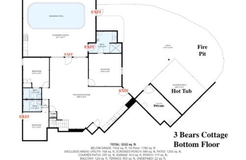 Sevierville Ski Chalet | 3 Bears Cottage 5 Star Luxury, Breathtaking Views, Indoor Pool, Game Room, Hot Tub!