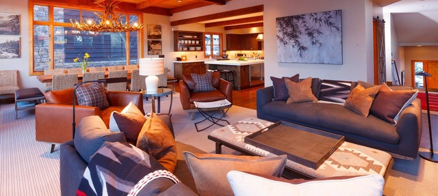 5 Bed/5.5 Bath Ski-in Ski-out Lodge On Granite Ridge in Jackson