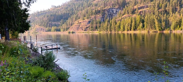 Beautiful Clark Fork Riverside RV site in Clark Fork