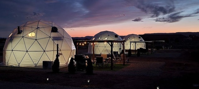 Charming Dome with Fire Pit and Barbecue in Kanab, Utah in Kanab