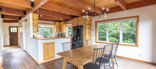Deception Pass home with forest and bay views in Oak Harbor