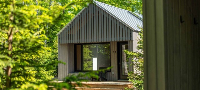 Forest Edge Escape at Dimensions | Cabin Sixteen | Breakfast Included in Algonquin Highlands