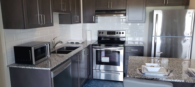 Luxurious Condo Apt 2BRs+1BAs+1Office, w. parking in Brampton