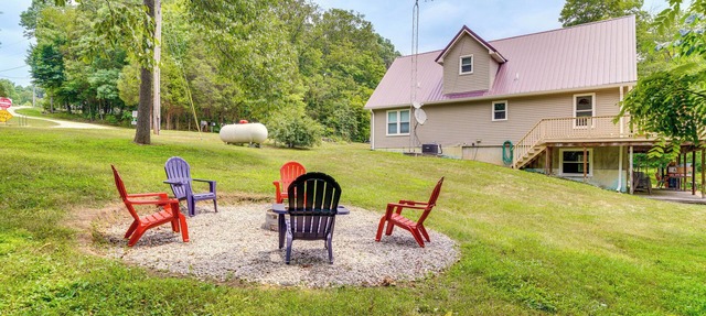 Modern Eckerty Home w/Deck on Patoka Lake! in Eckerty