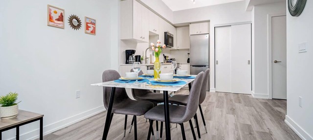 Modern High-Rise 24th Floor Condo w Private Patio in Kitchener
