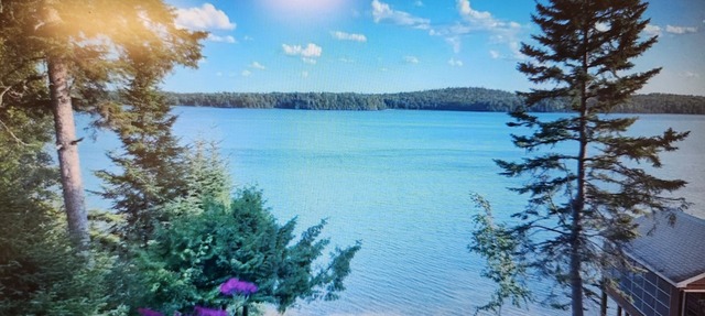 Modern Tiny Cottage on Eagle Lake with South facing Private Beach in Machin