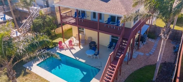 Ocean View Pool Home ~ Heated Pool ~ Steps to the Beach! in Saint Augustine