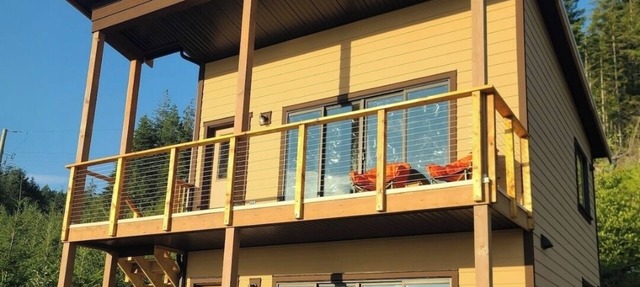 Pacific Ocean View Cabin on 422 Acres Eco Reserve near Shirley and Jordan River in Victoria
