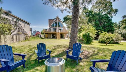 Private Dock & Beach Access: Outer Banks Area Home in Kill Devil Hills