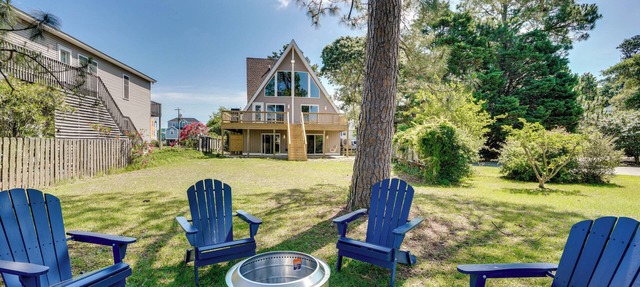 Private Dock & Beach Access: Outer Banks Area Home in Kill Devil Hills