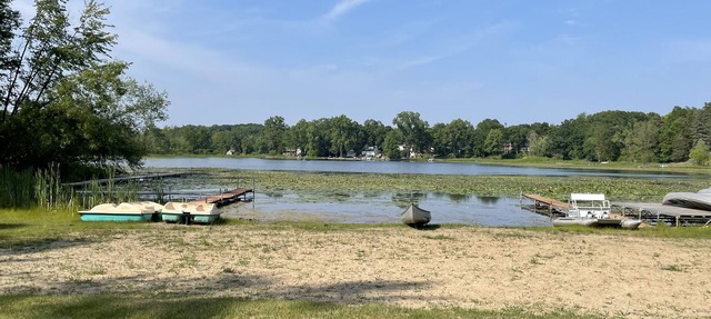 Rustic cabins in secluded campground with lake access and woods to wander in. in Tipton