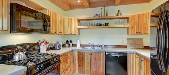 Rustic, dog-friendly cabin with wood-burning stove, lake & mountain views in Sagle