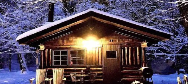 Rustic Log Cabin #1 - "Rustic Retreat" in Lisbon