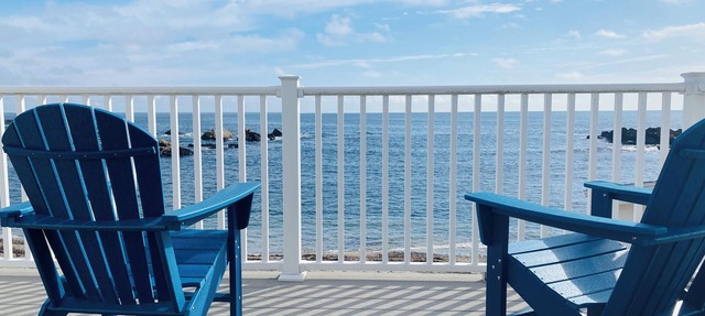Seaside Serenity Oceanfront Cottage with private beach Perkins Cove New 2025 in Ogunquit