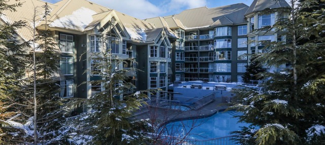 Slopeside Ski In/Out, corner unit, forest view | Pool & Hot Tub, great for families | Calling in NA in Whistler
