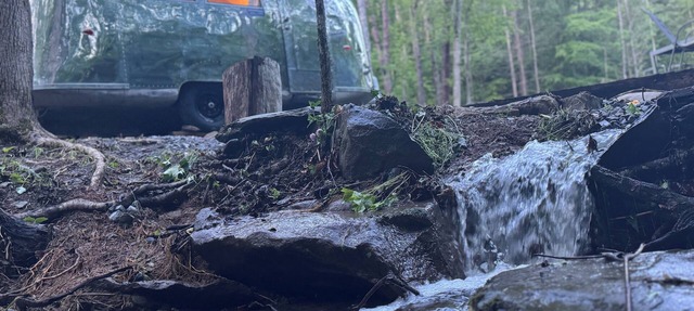 Streamside ShinyTiny Airstream in Cosby