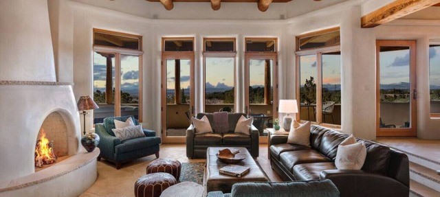 Sunset view with Hot tub, Game Room in Santa Fe
