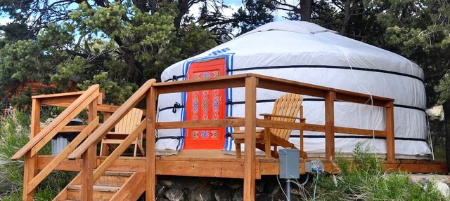 Unique Boulder Accommodation for Glamping in Utah in Boulder