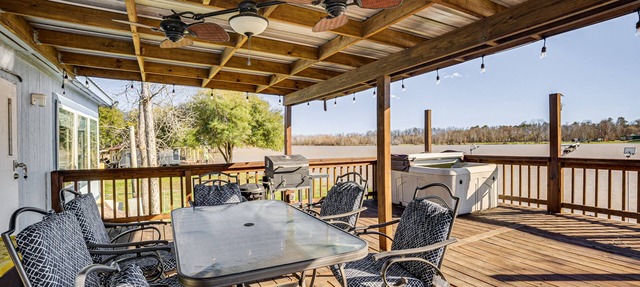 Waterfront Trinity Vacation Rental w/Hot Tub! in Trinity